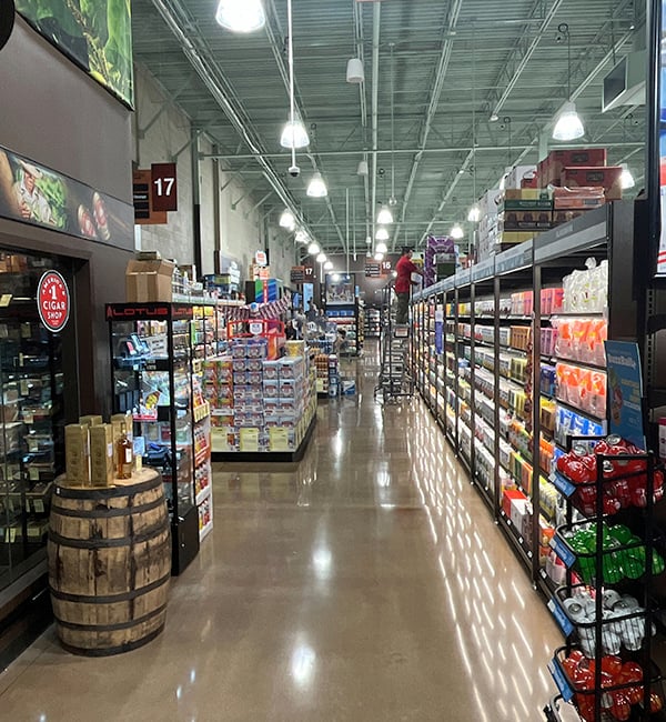 Total Wine store aisle