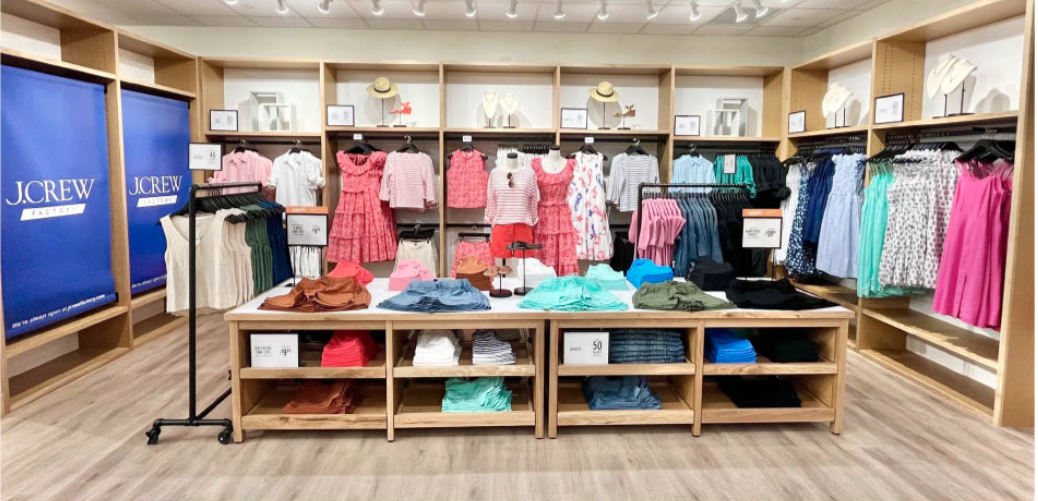 J. Crew store women's clothing