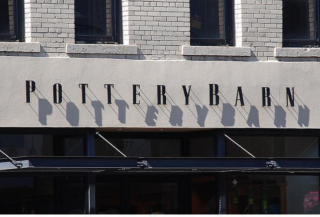 Pottery Barn Sign 001