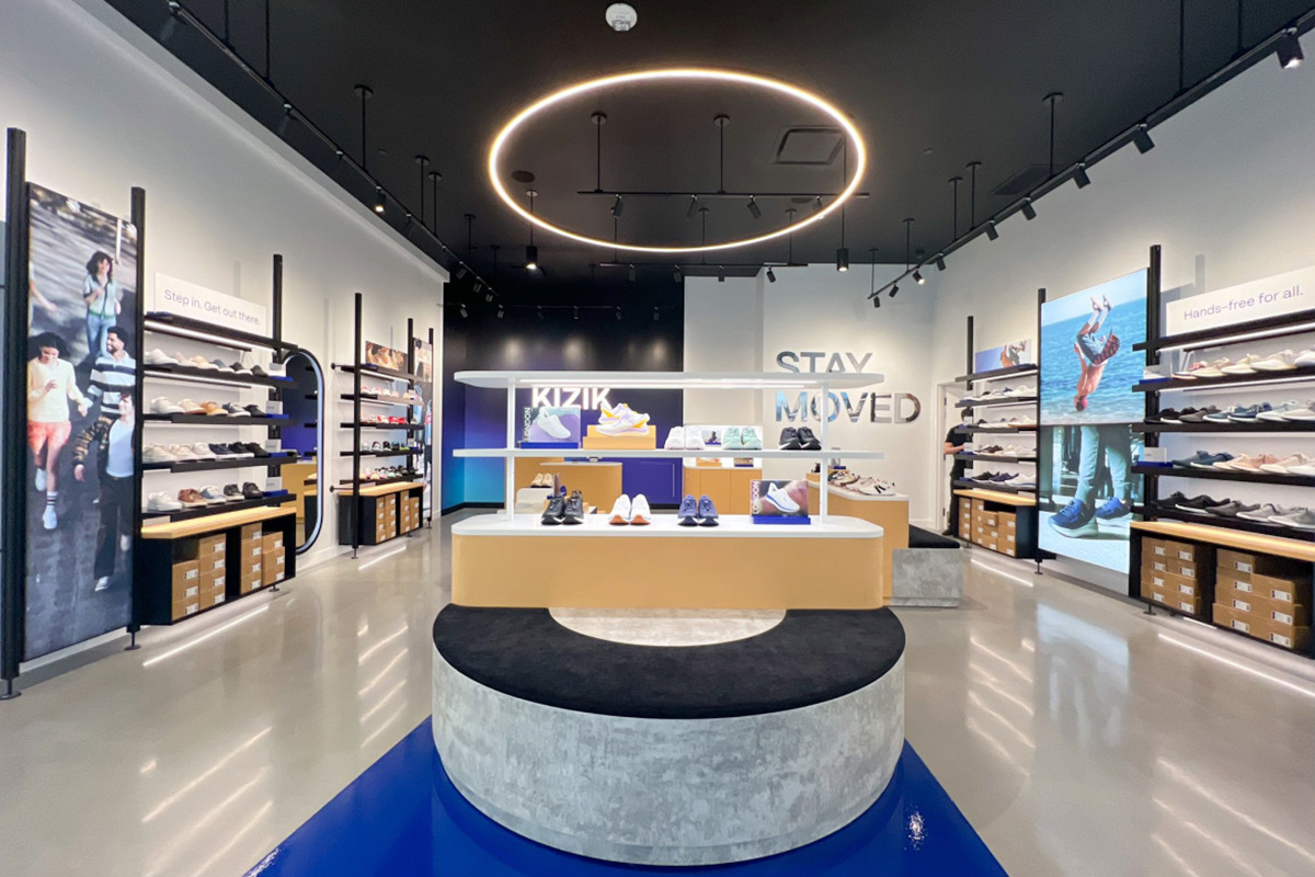 Kizik Shoe Store Interior