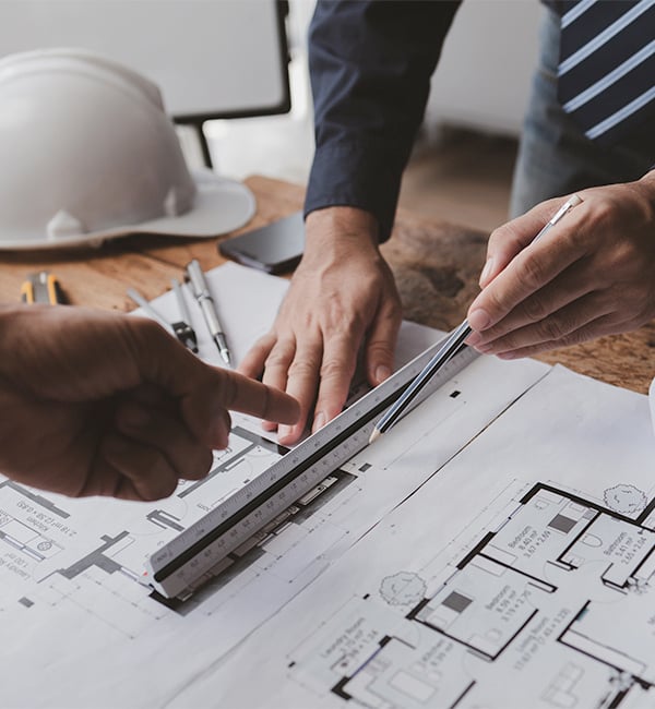 Construction drawing plans 