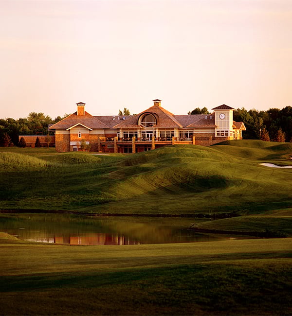 Golf club house exterior by RCS construction